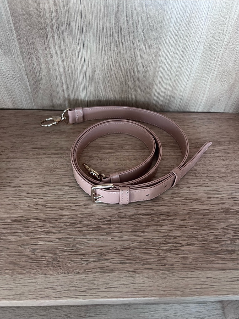 Nude/ Rose Lady Dior Patent Cannage Small - Picture 11 of 11